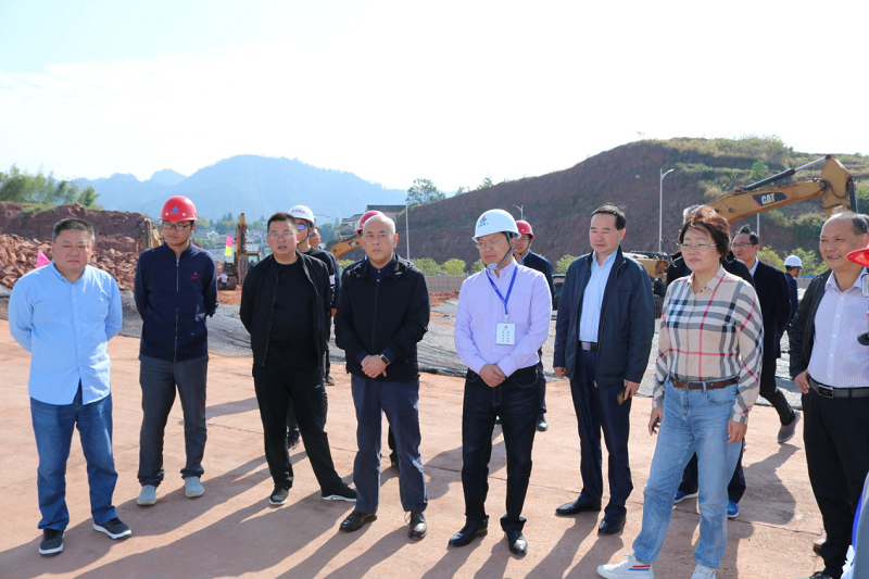 绩溪县人大主任许庭波一行赴安建投资绩溪PPP项目调研