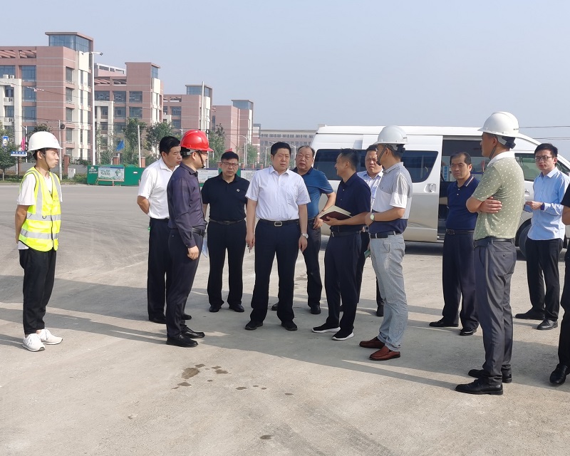 灵璧县县长赵明赴安建投资灵璧都会路网PPP项目调研