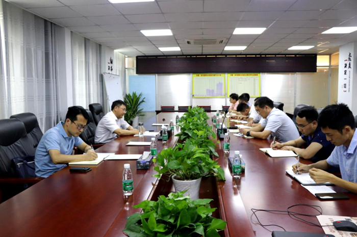 股份公司副总司理童宗胜赴固镇公司调研指导