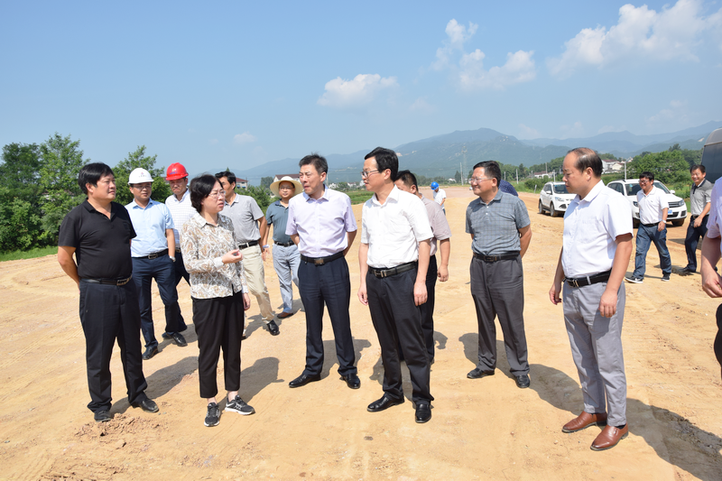 太湖县四买办子向导集中调研安建投资105国道PPP项目