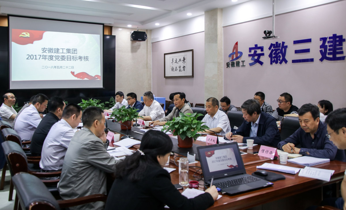集团公司组织开展2017年度下层党委目的治理审核