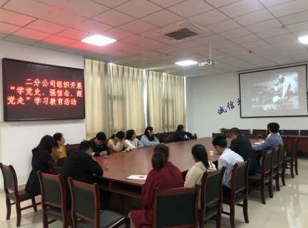 安徽二建二分公司团支部开展“学党史、强信心、跟党走”学习教育主题团日活动
