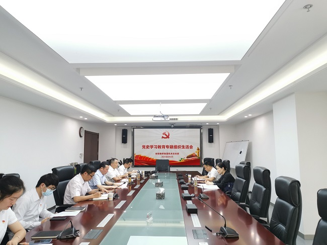 路桥集团机关党支部召开党史学习教育专题组织生涯会