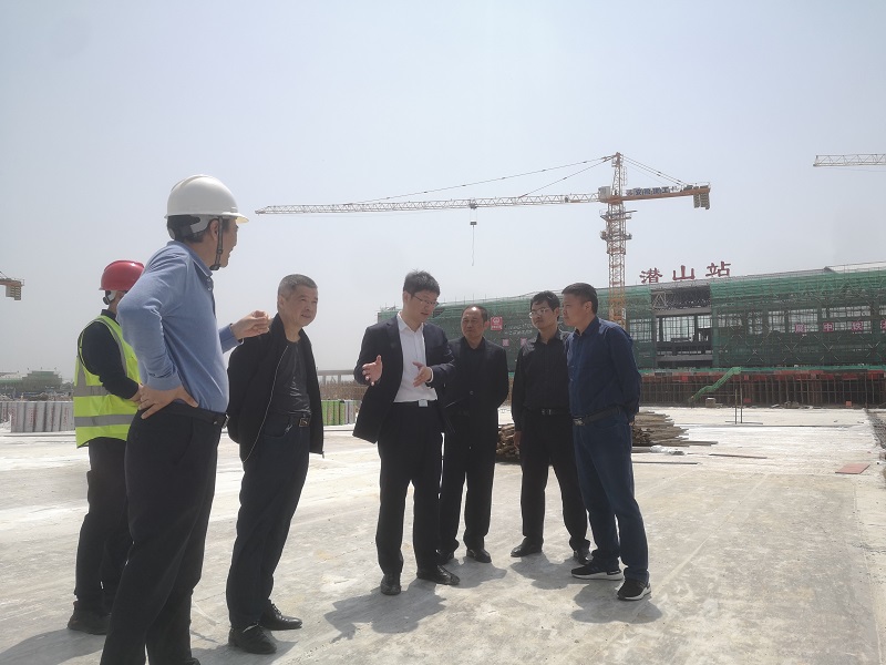 潜山市委书记张劲松赴安建投资潜山PPP项目调研