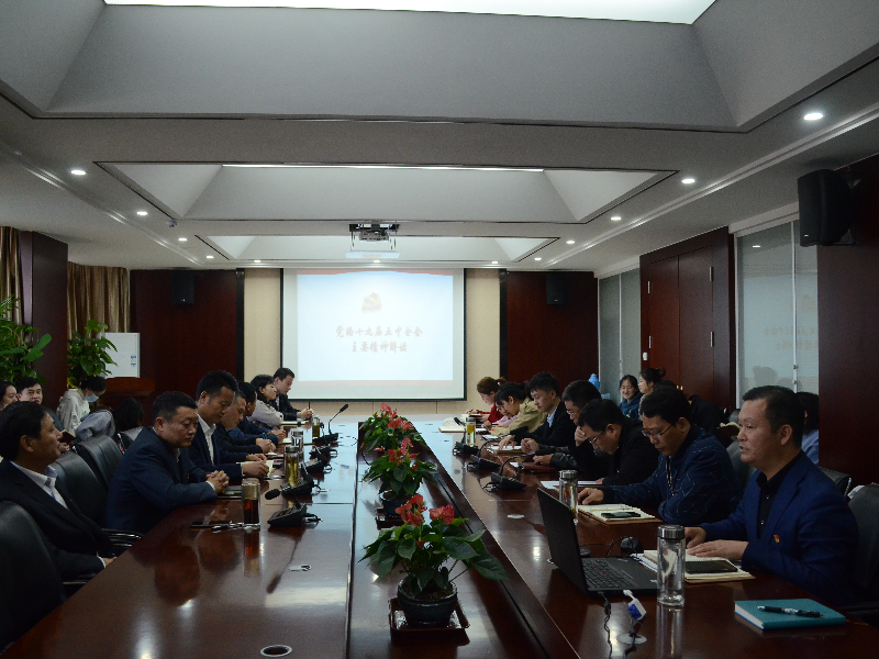 安建建材机关党总支召开学习党的十九届五中全会精神暨准备党员转正大会
