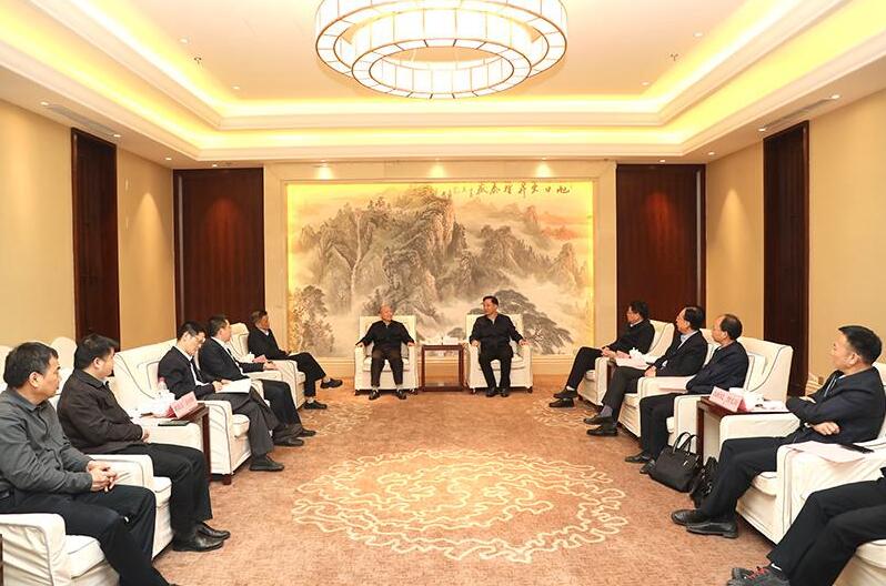 赵时运赴淮北考察调研并与市委书记黄晓武、市长戴启远举行座谈