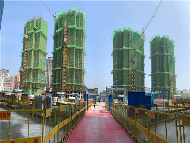 淮南市城乡建设局在安徽一建玫瑰庄园项目举行清静生产月启动仪式