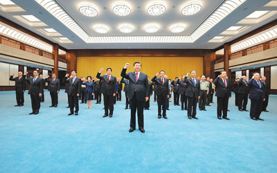 习近平在旅行“‘不忘初心、切记使命’中国共产党历史展览”时强调 铭刻奋斗历程继续历史使命 从党的奋斗历史中罗致前进实力