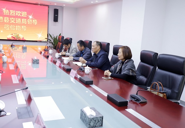 广德县交通运输局局长彭常国一行前来路桥集团旅行交流