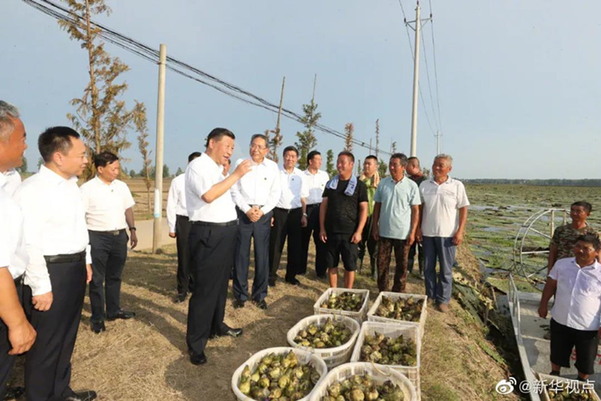 习近平探望慰问安徽受灾群众：这一直是我悬念的事