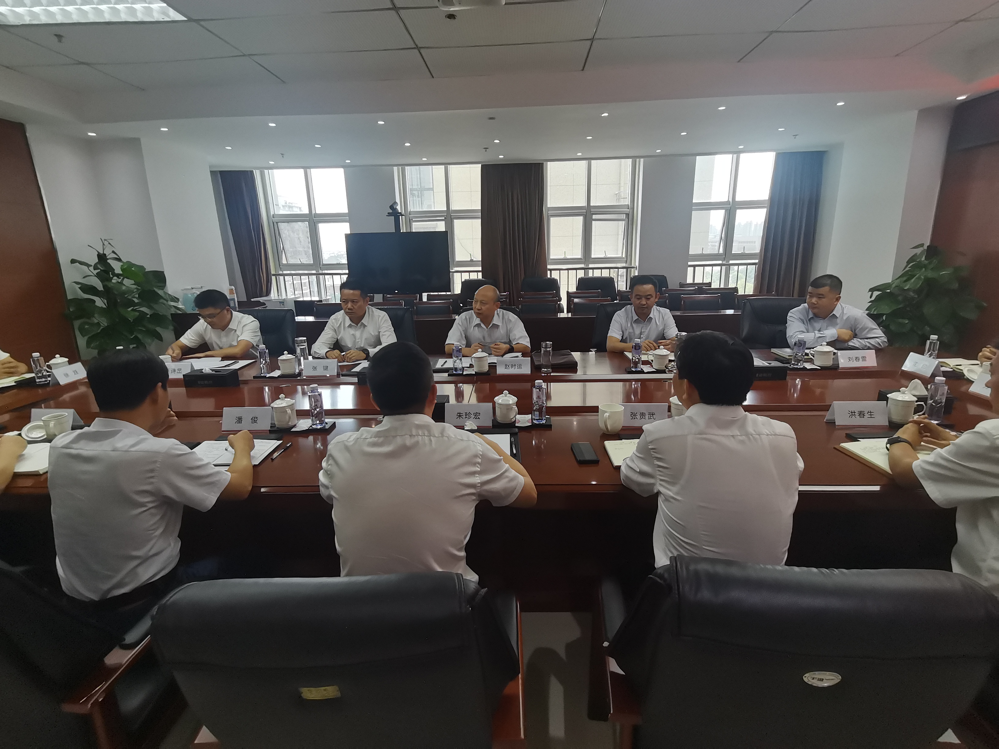 赵时运赴安建地产、温顺地产调研