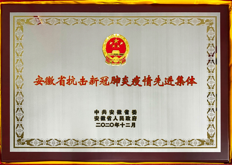 喜报！安徽三建荣获天下住房和城乡建设系统抗击新冠肺炎疫情先进整体