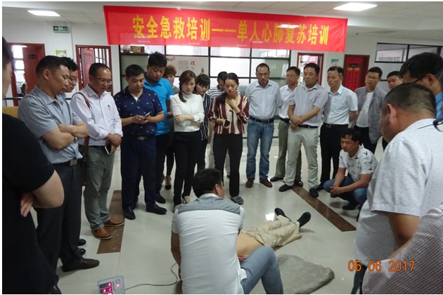 安徽水利开展心肺苏醒抢救培训