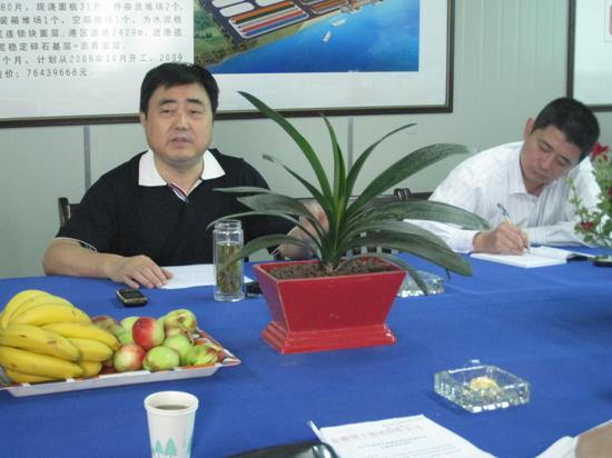 胡运成董事长赴安徽路港合肥港项目部调研指导事情