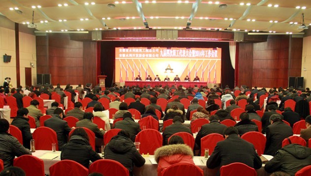水建总公司盛大召开九届四次职代会暨2014年岁情聚会