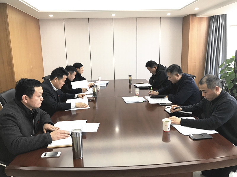 安建建材公司召开2016年度党员向导职员民主生涯会