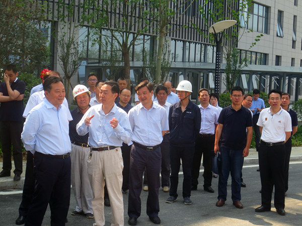 安徽省委常委、合肥市委书记宋国权一行调研安徽三建肥东县人民医院新院区项目