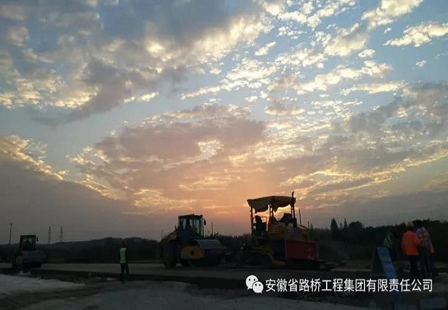 抢抓晴晴天气，，，路桥集团各项目大干快上