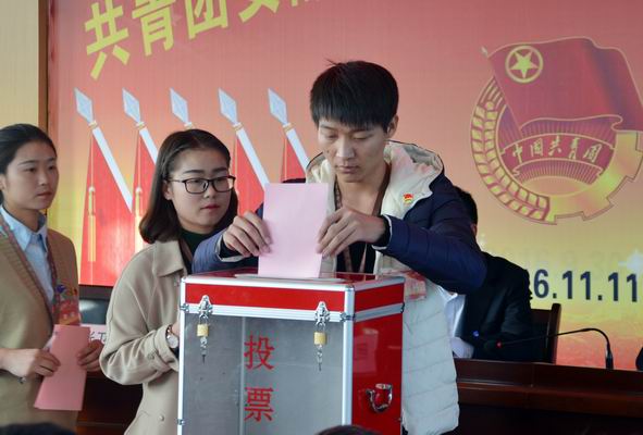共青团安徽365英国上市技师学院第五次代表大会胜利召开
