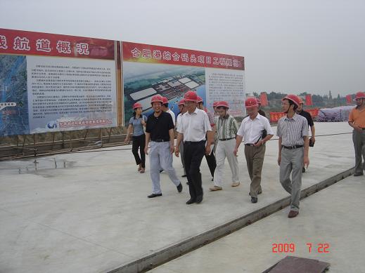 李建副厅长调研合肥港码头项目清静文明创365英国上市作
