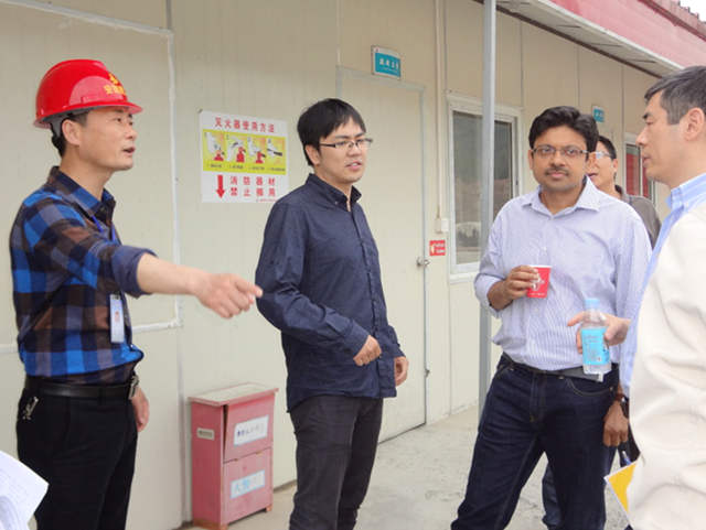 亚洲开发银行检查团莅临安徽路港G206东流至尧渡段建设工程项目部检查指导事情