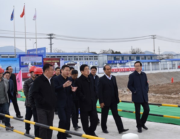 淮北市政协副主席、区委书记张保成实地调研安建地产公司淮北棚改项目