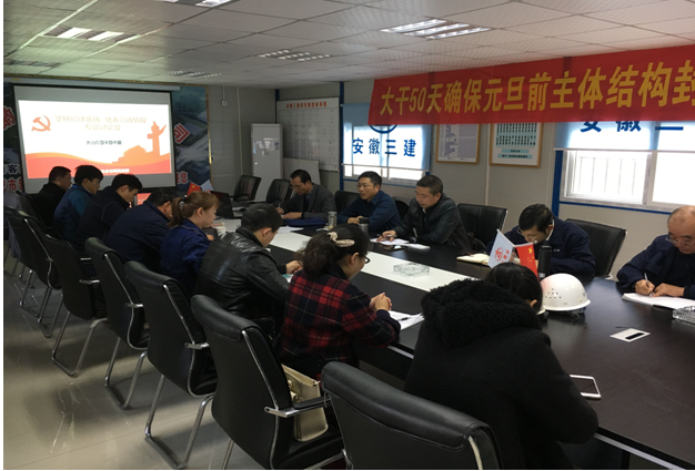 安徽三建三分公司党支部召开“坚守纪律底线，，，，，，作育高尚情操”专题讨论会及党风廉政教育党课
