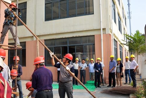 省住建厅向导前往安建技师学院调研安管职员培训事情