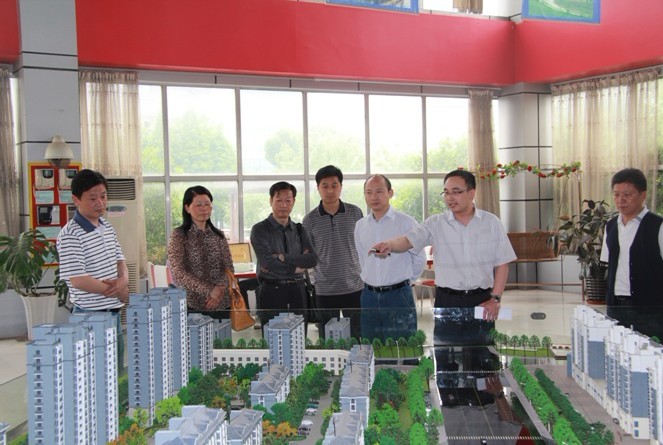 集团公司总司理赵时运一行调研集团在肥部分房地产项目