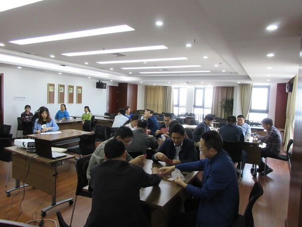 安建地产举行“庆五一迎五四”欢喜棋牌赛