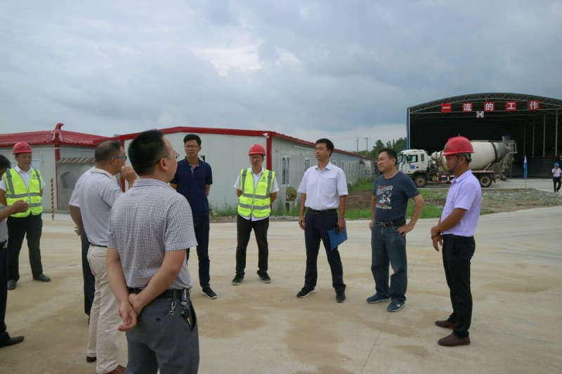 省交通厅督查组赴安建投资太湖G105项目检查指导事情