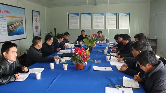 省交通厅质检站到省路港承建的合肥港工地举行清静督查