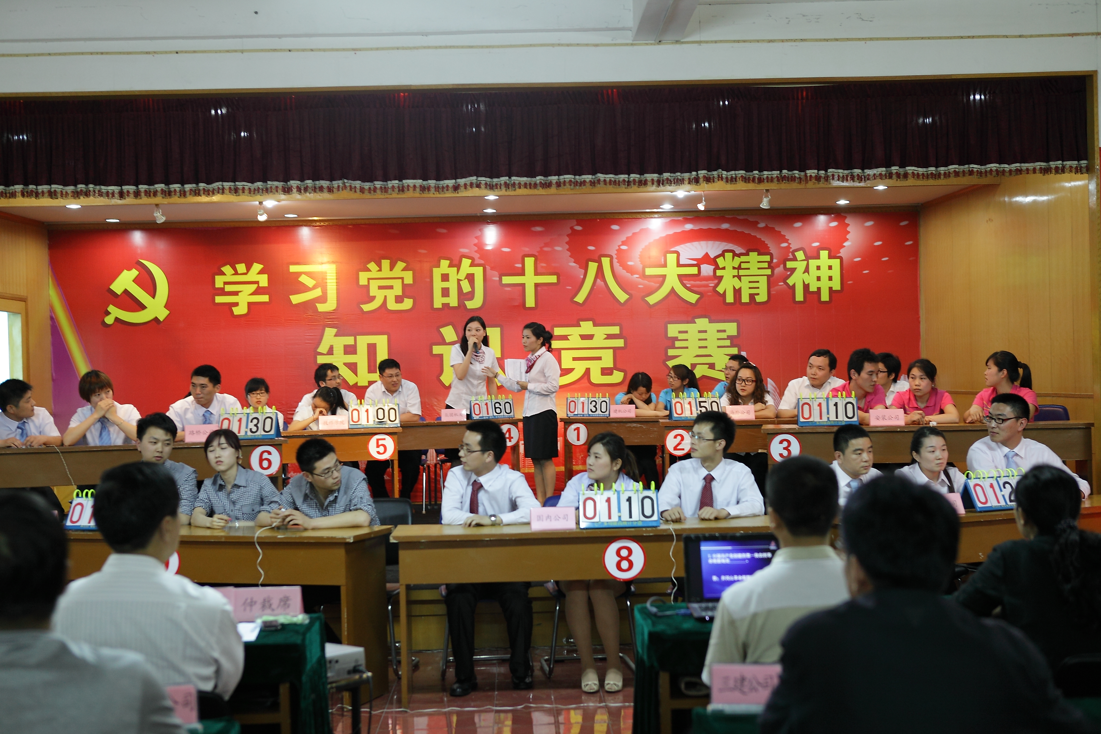 集团机关代表队荣获学习党的十八大精神知识竞赛二等奖