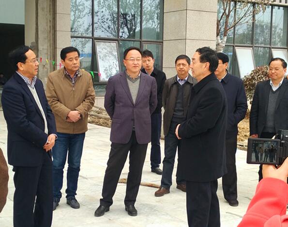 合肥市人大常委会主任熊建辉一行调研安徽三建肥东县人民医院新院区项目