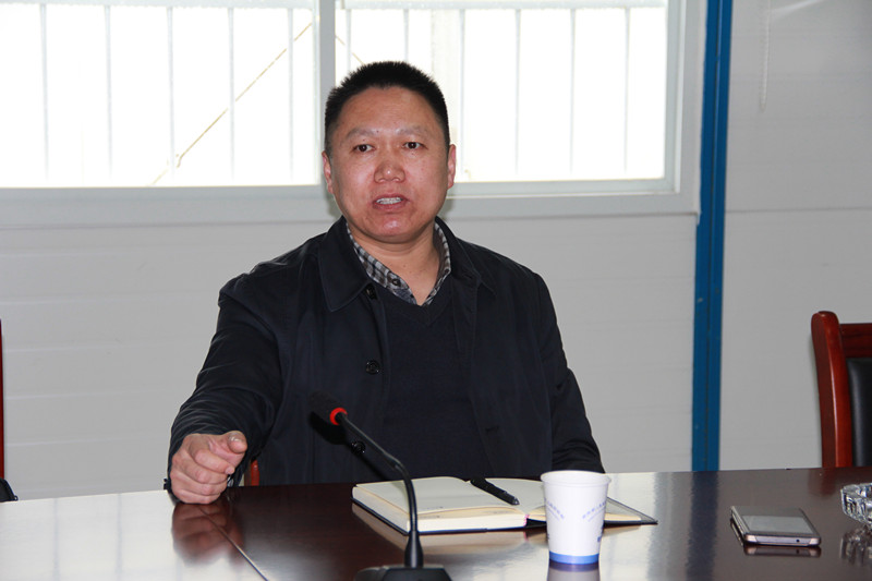 集团公司总执法照料申玉恩赴安建建设公司下层项目调研指导事情