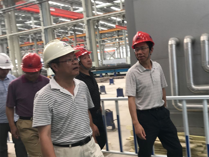 王厚良副总司理前往集团肥东修建工业化基地调研指导事情