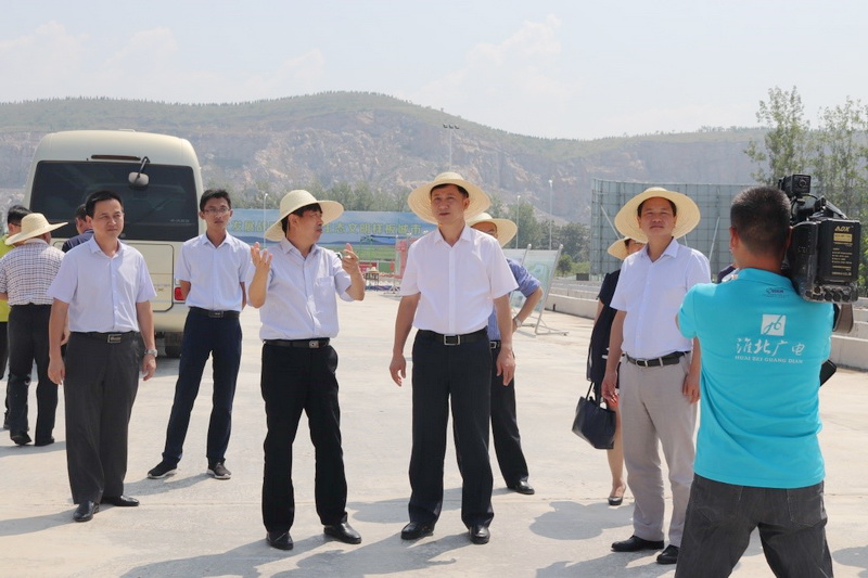 国家统计局安徽视察总队党组书记夏荣坡视察指导淮北中湖PPP项目
