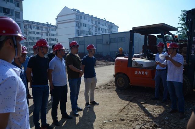 安建建材公司举行“清静生产月”宣誓仪式及消防应急预案演练活动