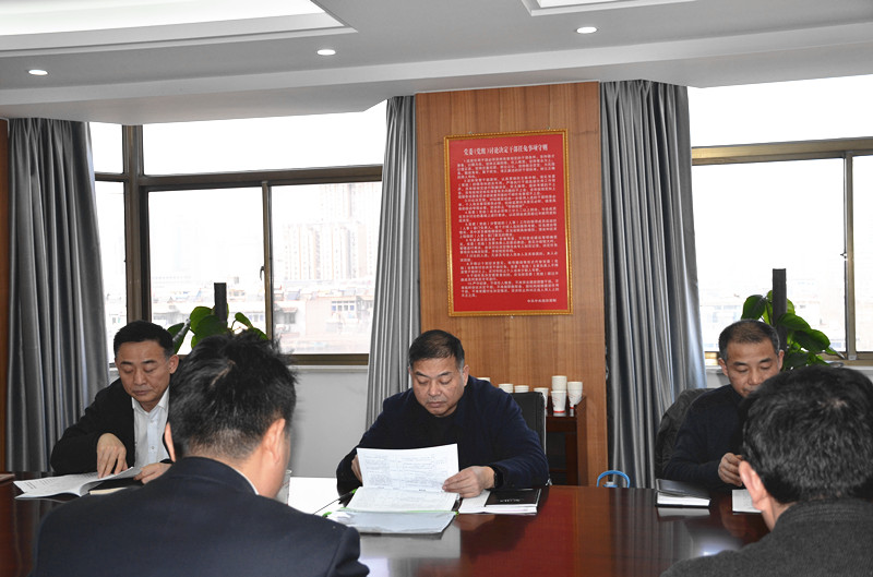 安建建材公司召开2016年度党员向导职员民主生涯会
