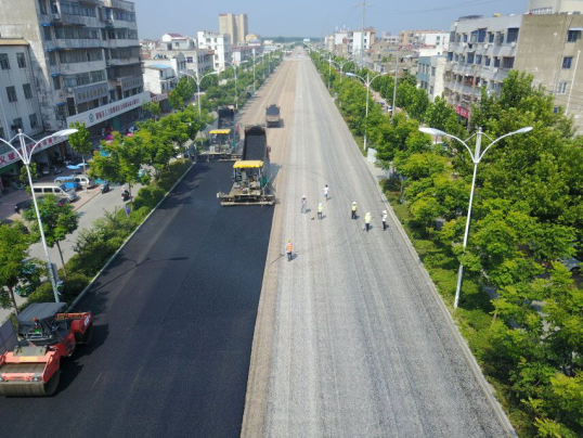 奋力刷新迎宾道  同心建设美固镇