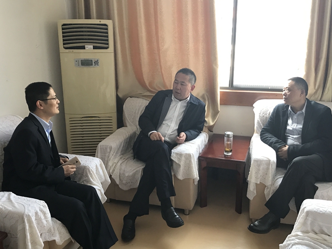 安徽交航党委书记、董事长、总司理李世龙造访蒙城县县长孔祥永并考察蒙城县PPP项目