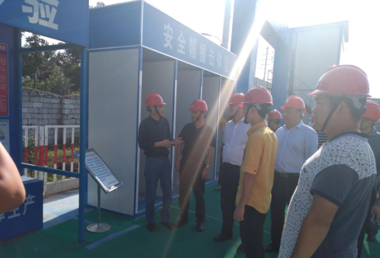 省安委会第七督查组莅临安建地产东岳雅苑项目清静检查