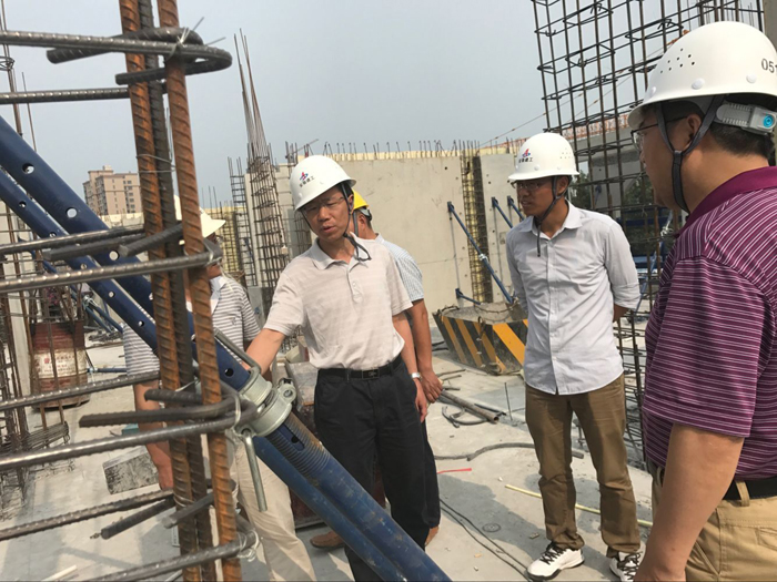 王厚良副总司理前往集团肥东修建工业化基地调研指导事情