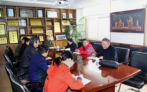 集团纪委书记宋志华到安徽建机公司调研