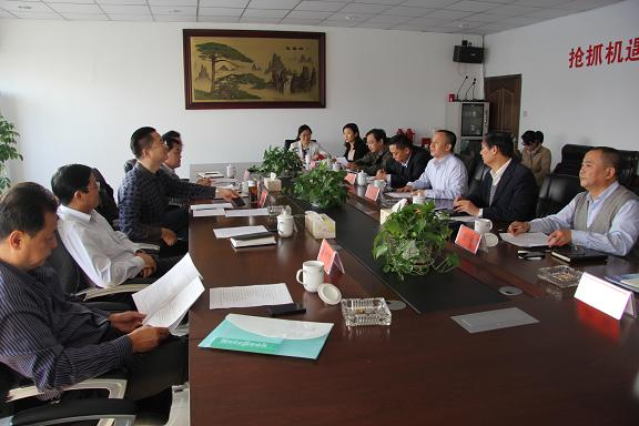 集团公司总司理刘家静一行莅临建科院调研指导事情