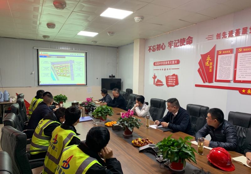 外洋事业部溪河一期安顿房项目举行封顶仪式
