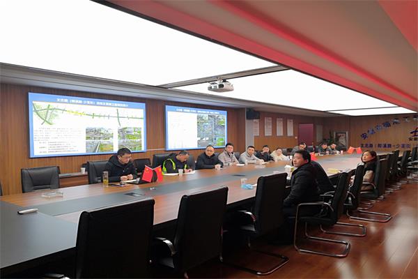 集团总工办主任陈刚赴安徽路港文忠路高架一标项目调研指导