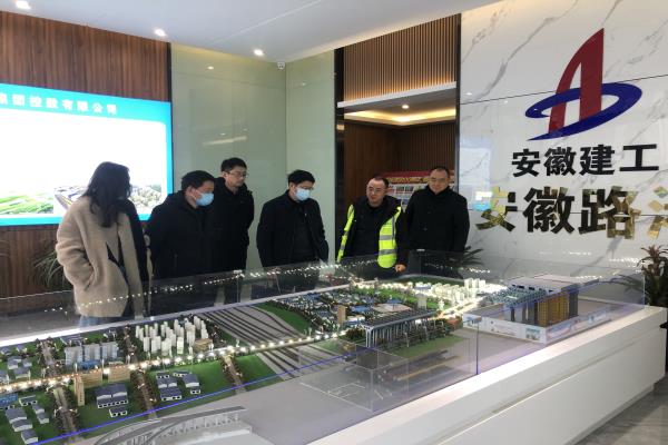 集团总工办主任陈刚赴安徽路港文忠路高架一标项目调研指导