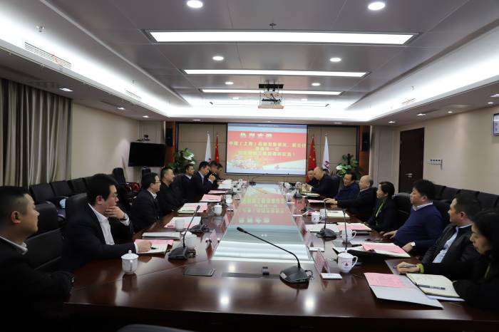 赵时运会见中建（上海）总部党委委员、副主任徐建林一行