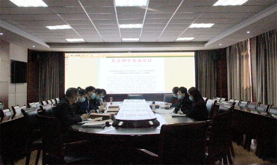 安徽365英国上市技师学院团委组织召开团中央规范生长团员专项学习聚会